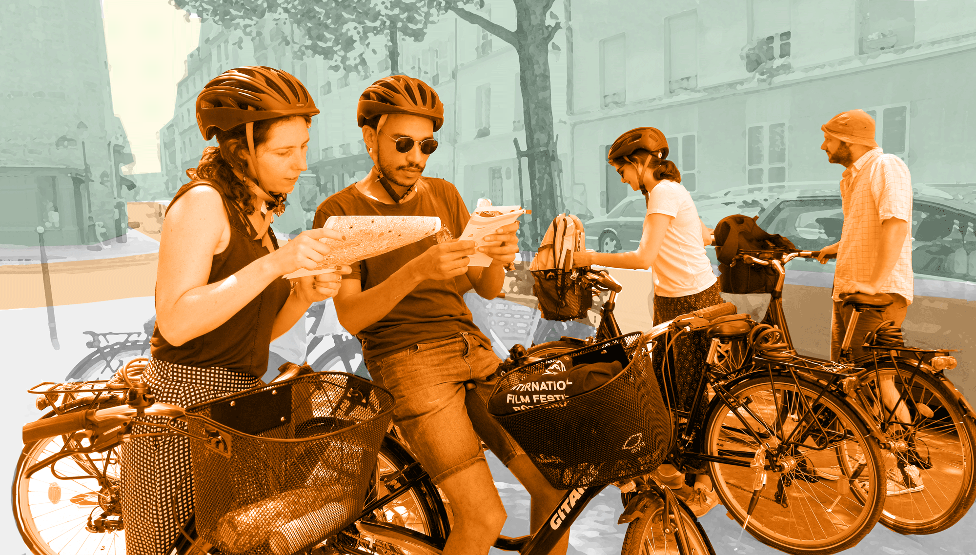 Défi Vélo - Urban Game dans Paris 