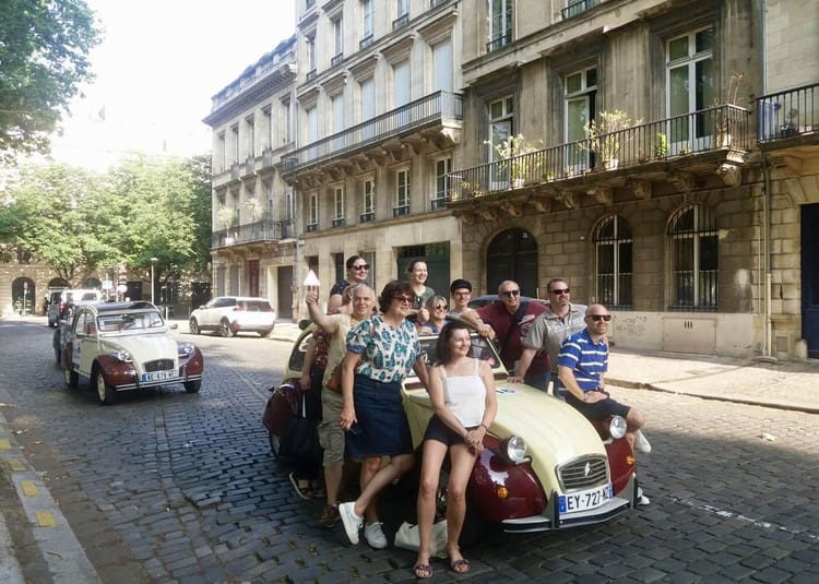 Rallye 2CV : Une balade découverte à Bordeaux pour Team Building