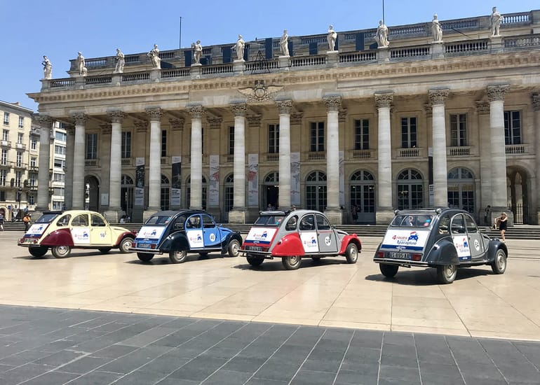 Rallye 2CV : Une balade découverte à Bordeaux pour Team Building