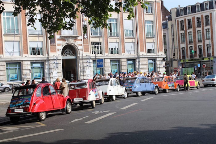 Visite insolite de Lille en 2CV