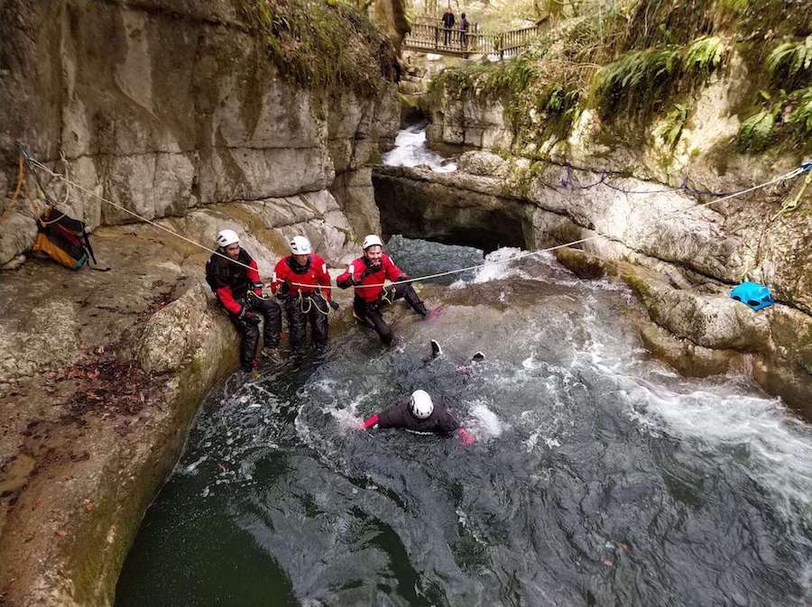 Canyoning en Haute-Savoie près d'Annecy
